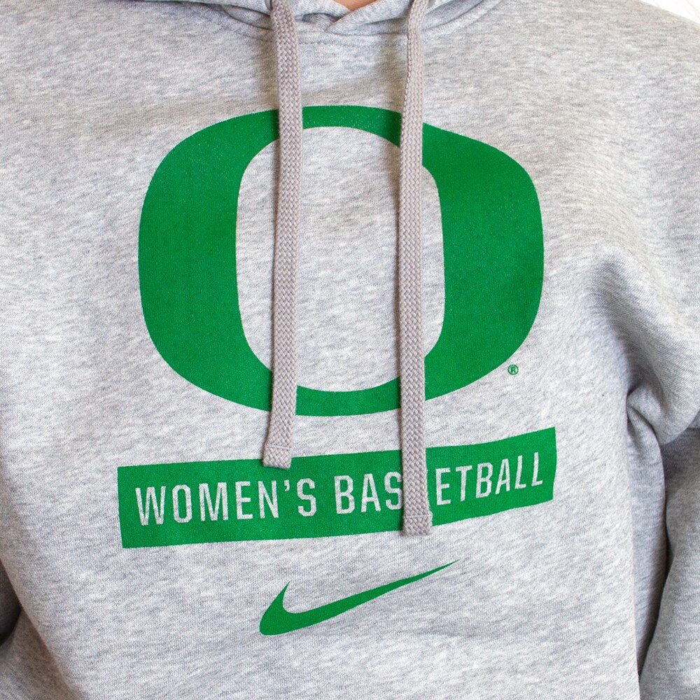 Classic Oregon O, Nike, Club Fleece, Women's Basketball, Hoodie